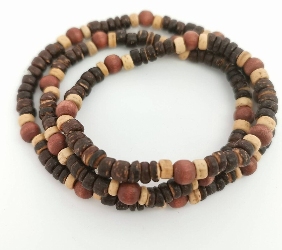Brown Natural Coconut Wood Bracelet