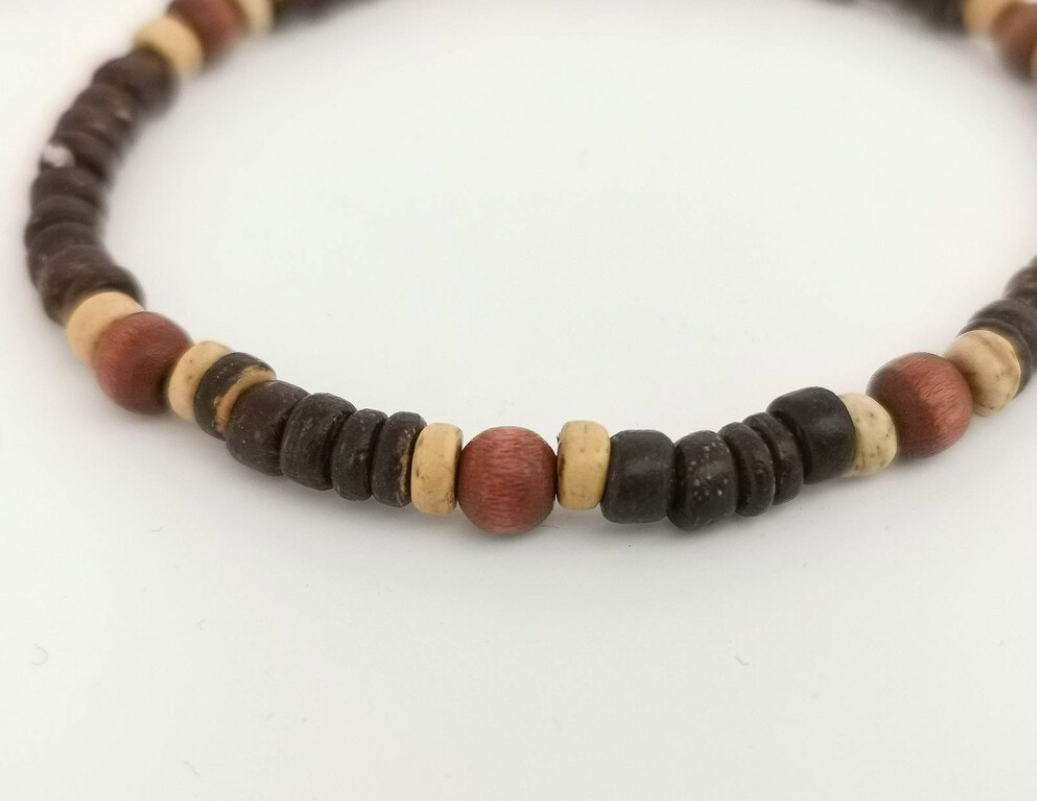 Brown Natural Coconut Wood Bracelet