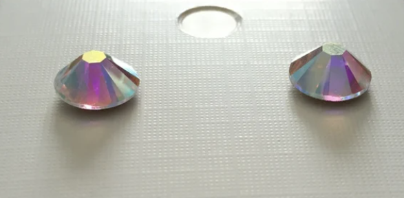 Crystal ab Rhinestone Stud Earrings