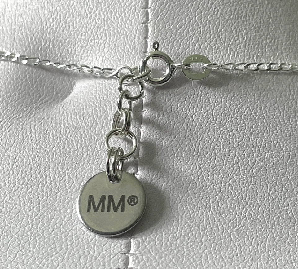 Dainty Sterling Silver Feather Charm Chain Necklace