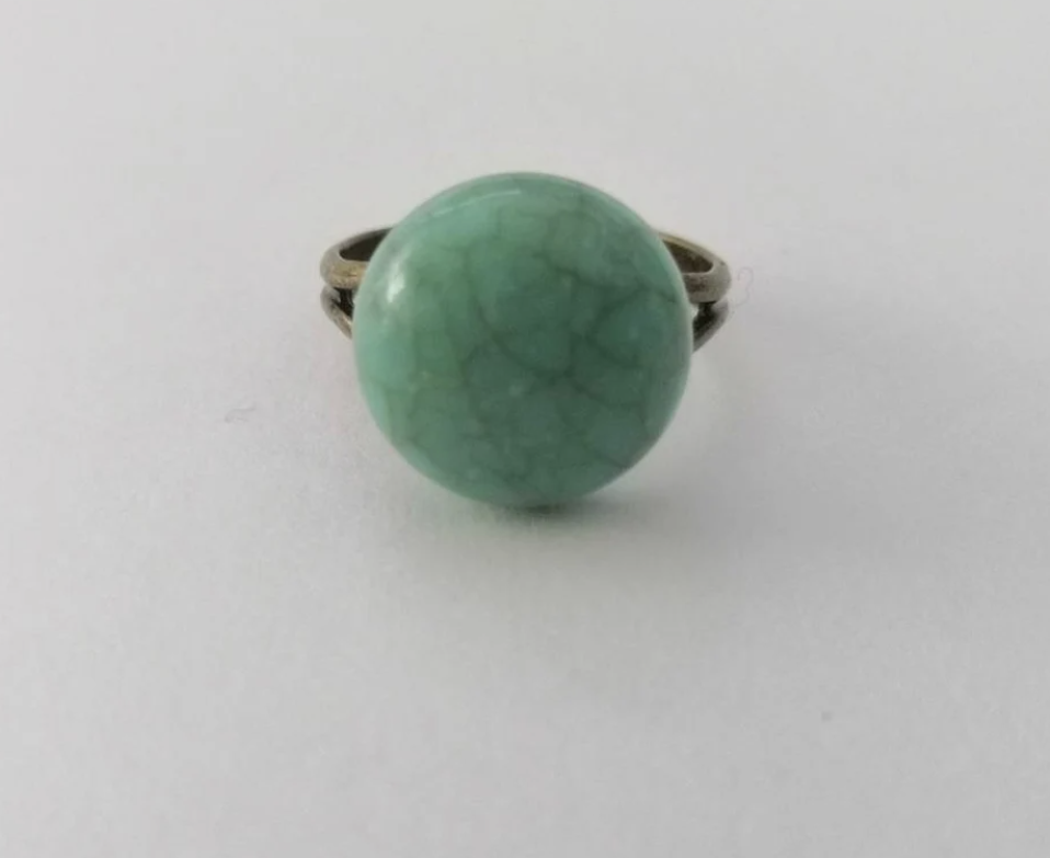 Faux Turquoise Cabochon Ring