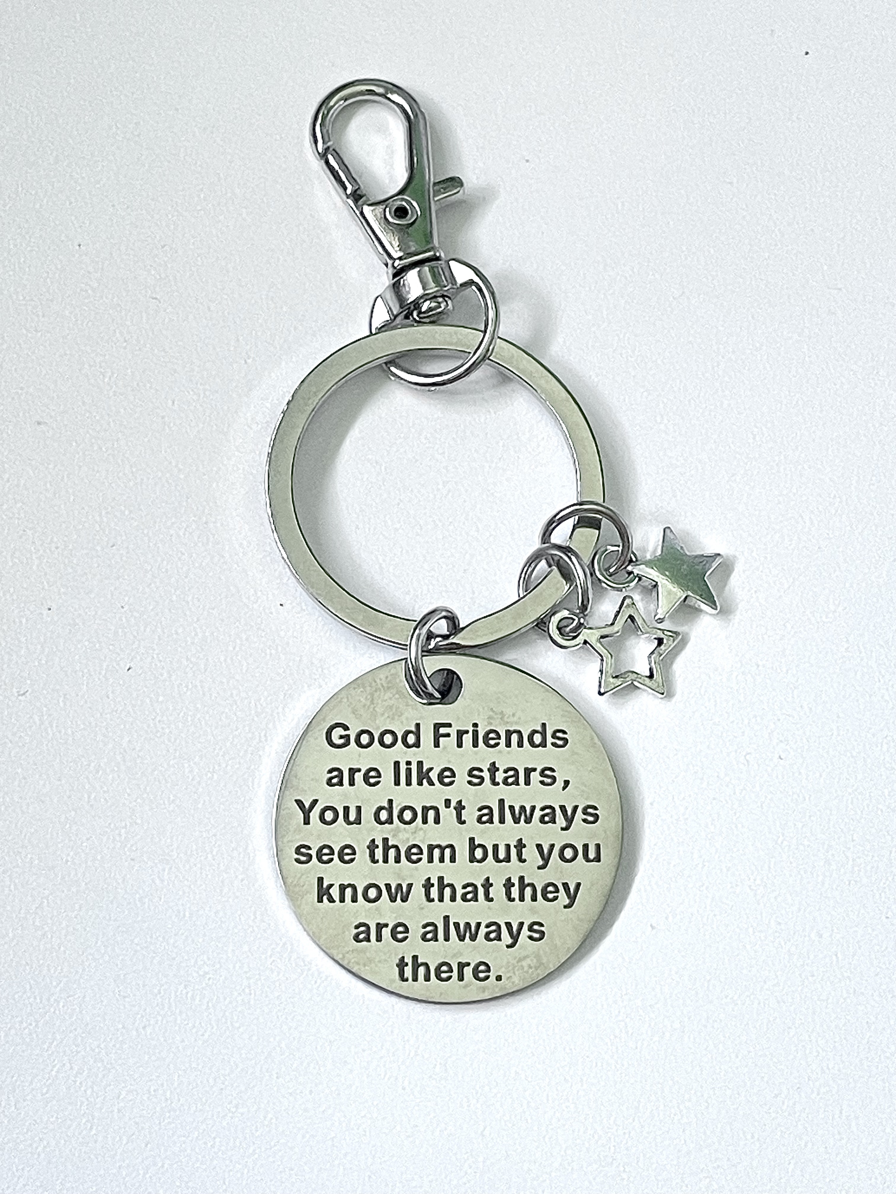 Good Friends are like Stars Key Chain | Friendship | Best friend | Bestie
