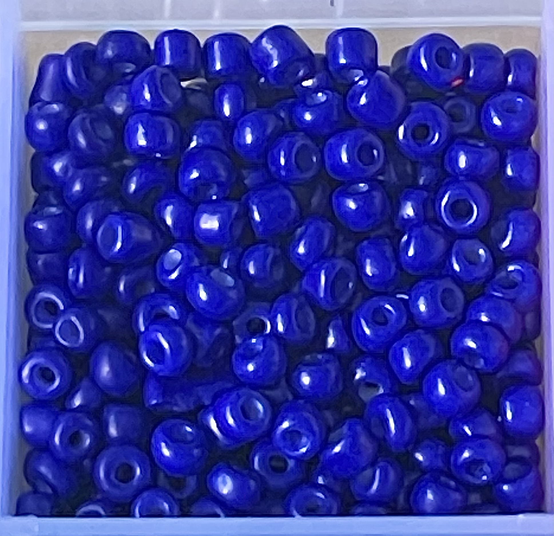 8/0 Royal Blue Glass Seed Beads