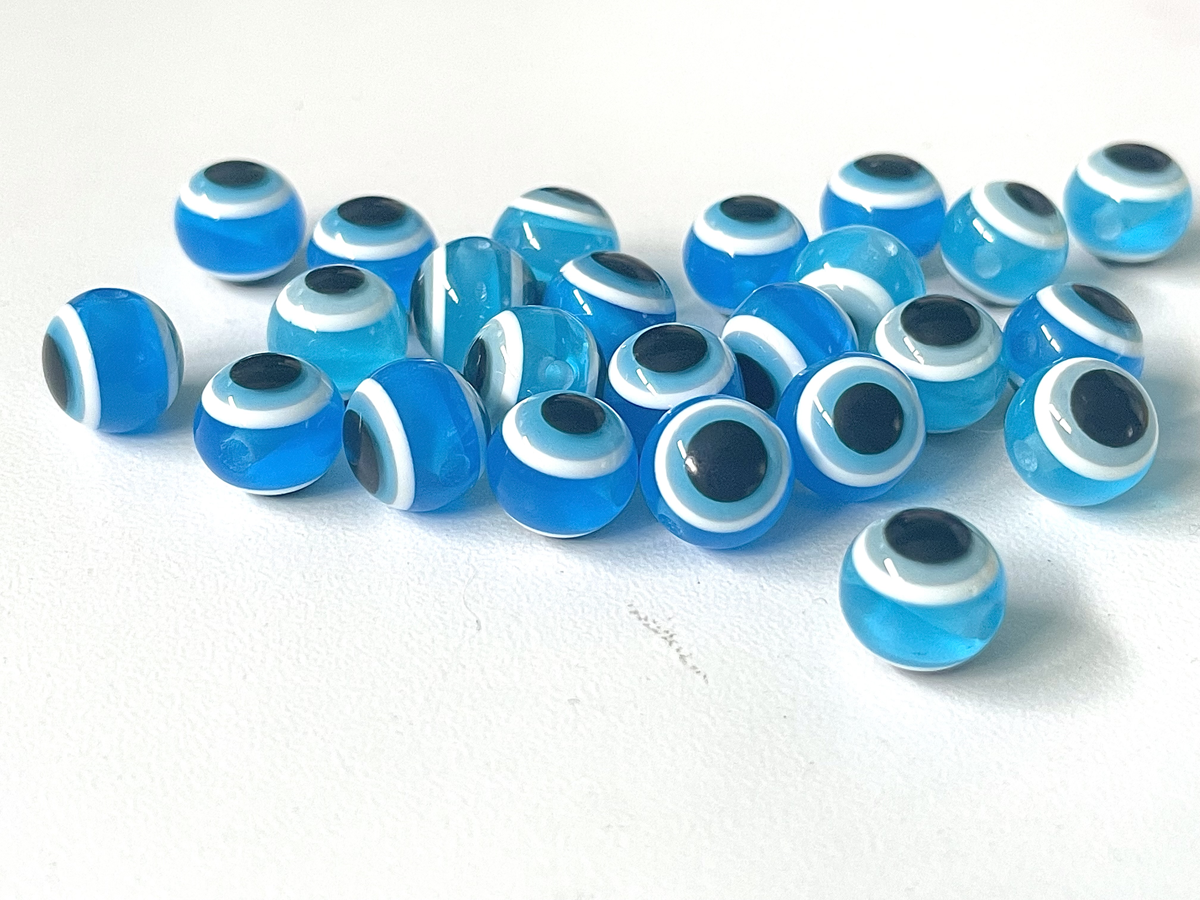 Blue Evil Eye Beads