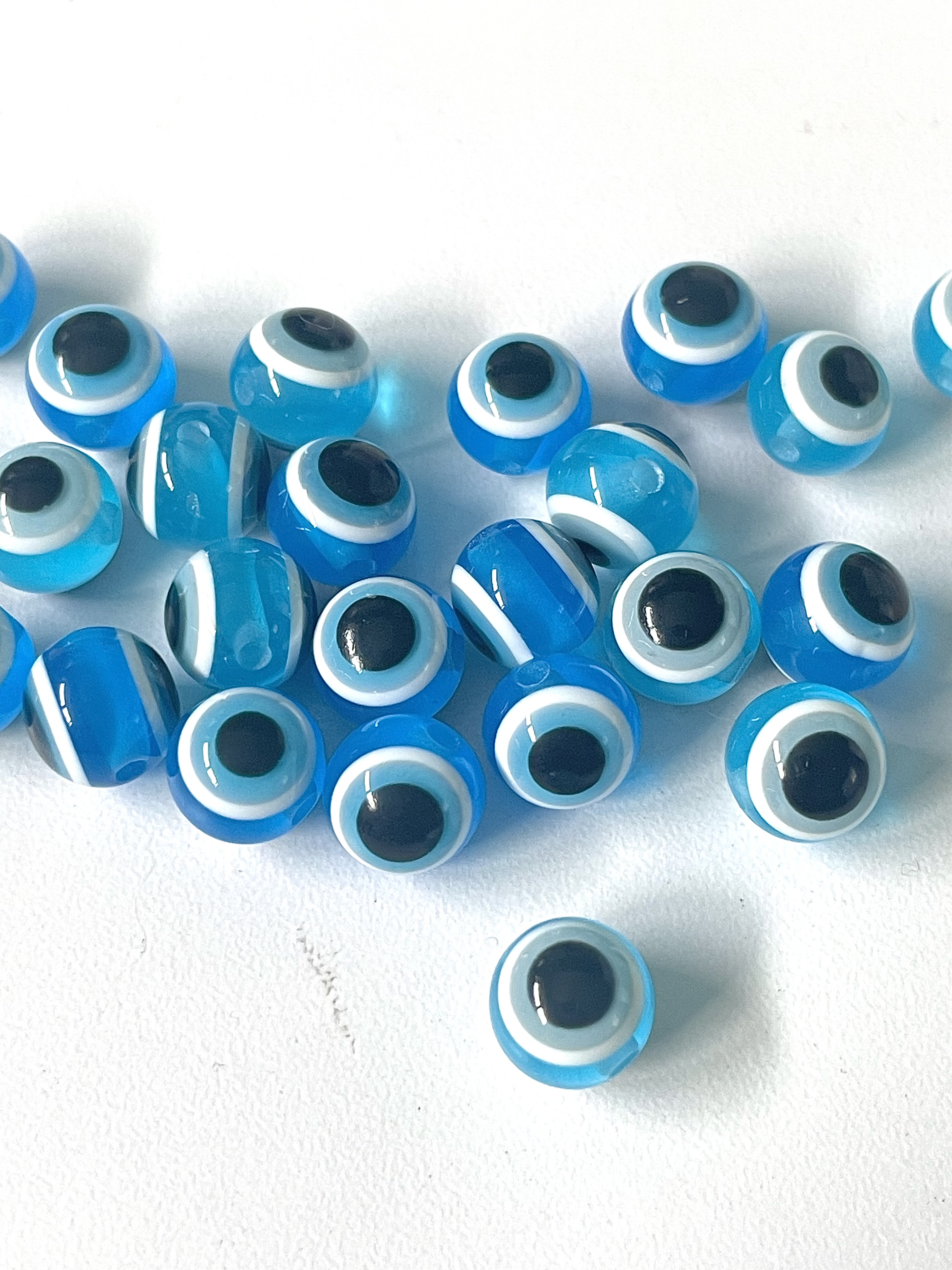 Blue Evil Eye Beads