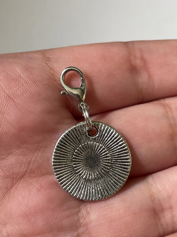 Never Never give Up Charm Stitch Marker | Charm Bracelet addition | Key Ring addition