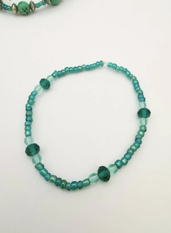 Cayan and Jade Sea Green Bracelets - Pack of 3
