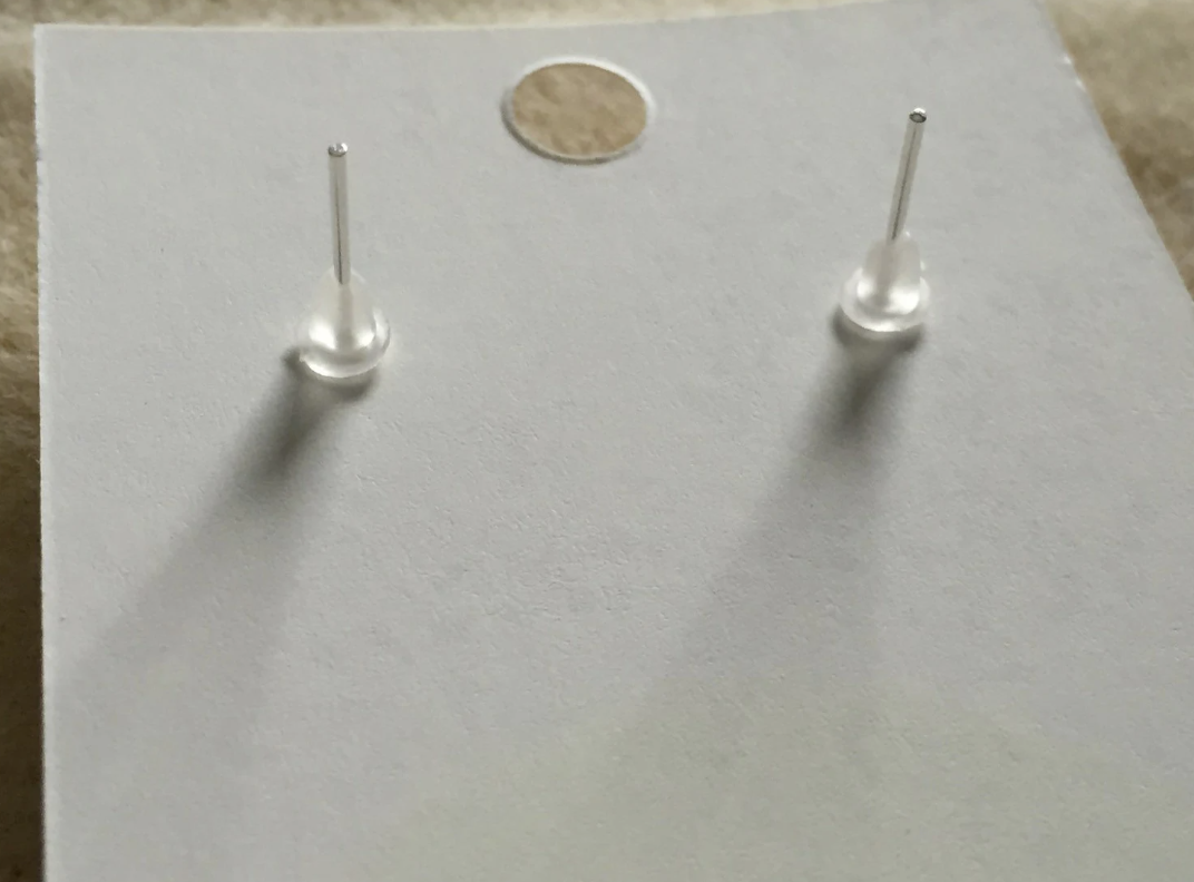 Peacock Blue Faux Druzy Studs