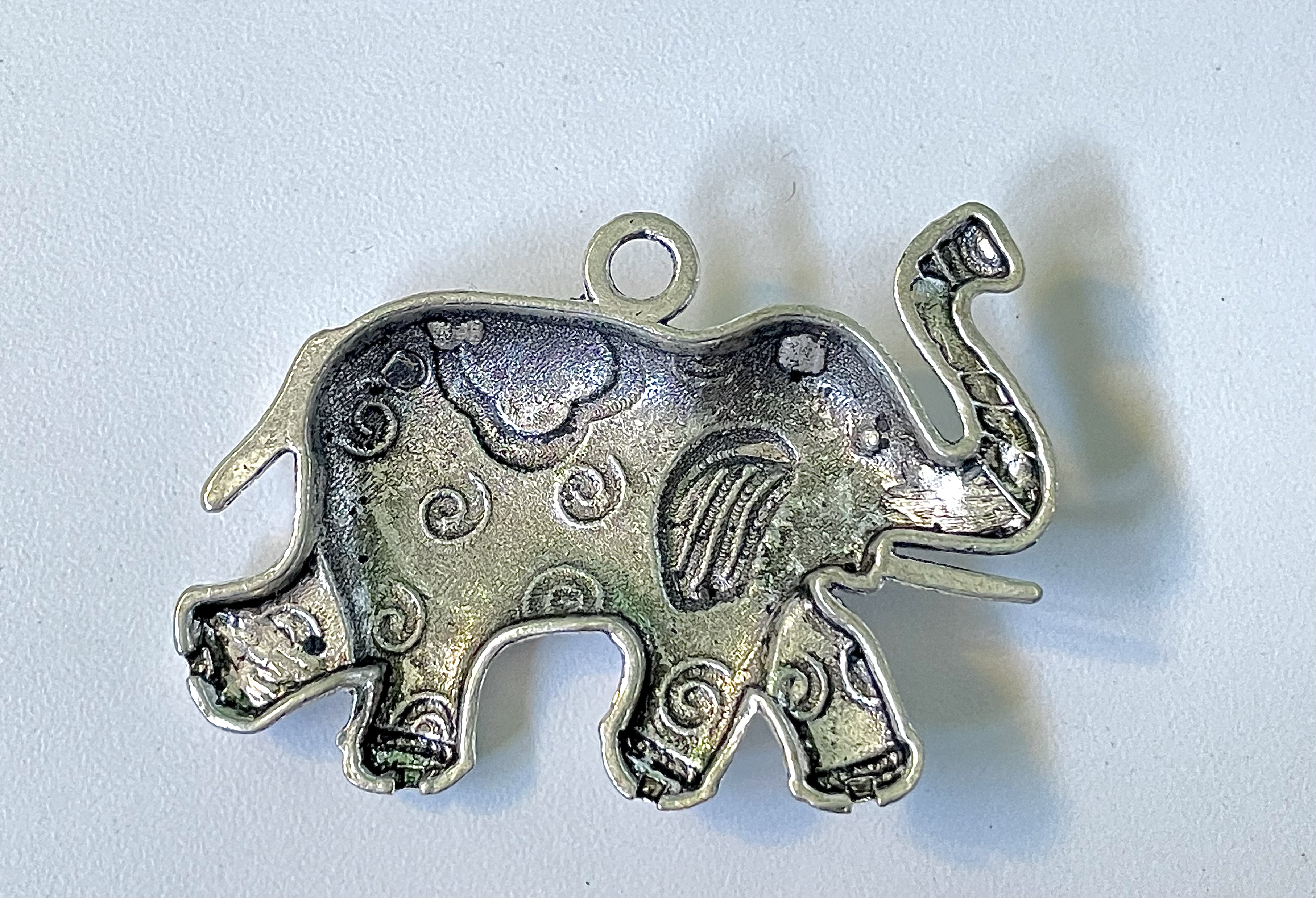 Silver Elephant Pendant