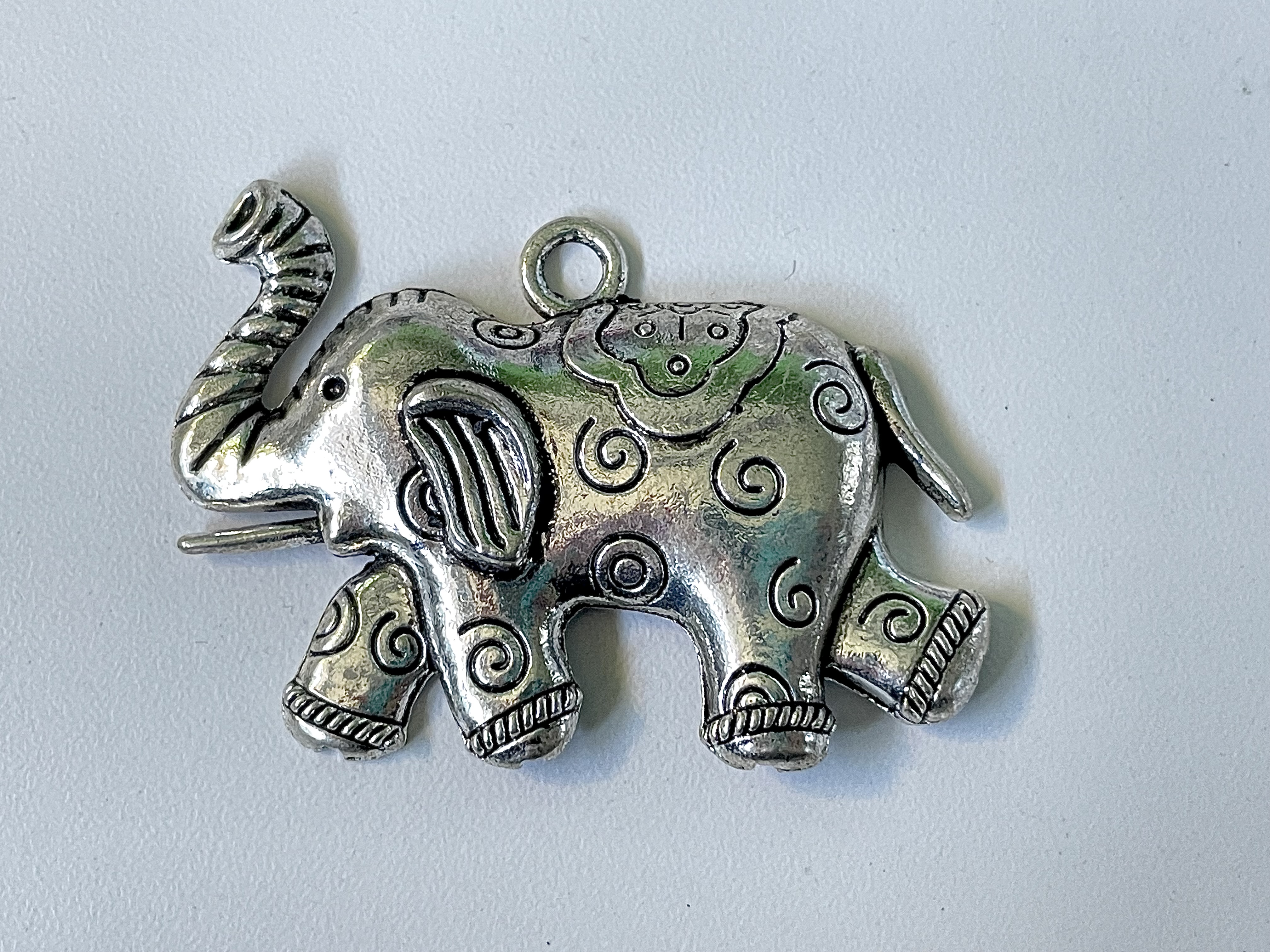 Silver Elephant Pendant