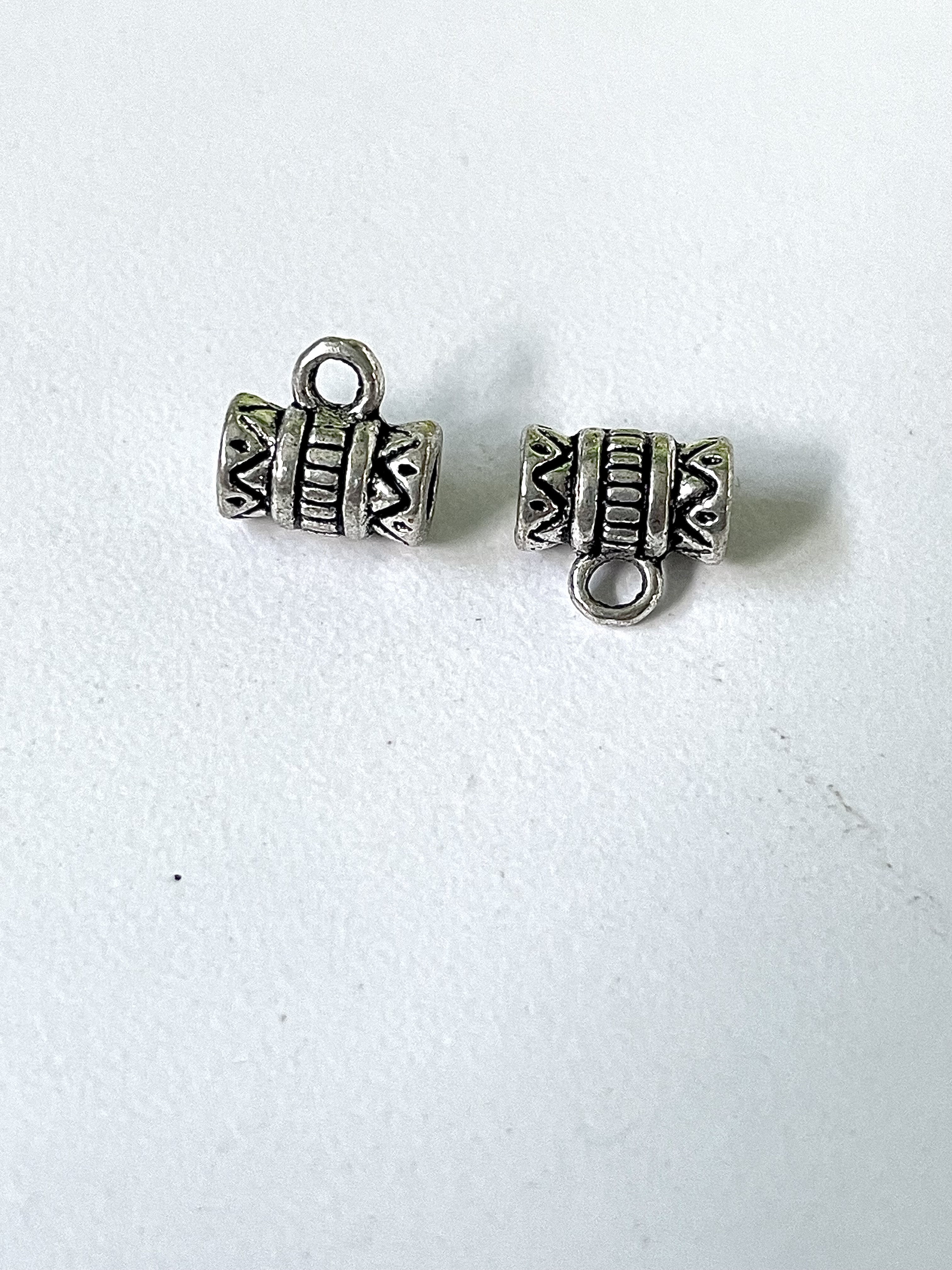 Antique Silver Tribal Bails Hangers