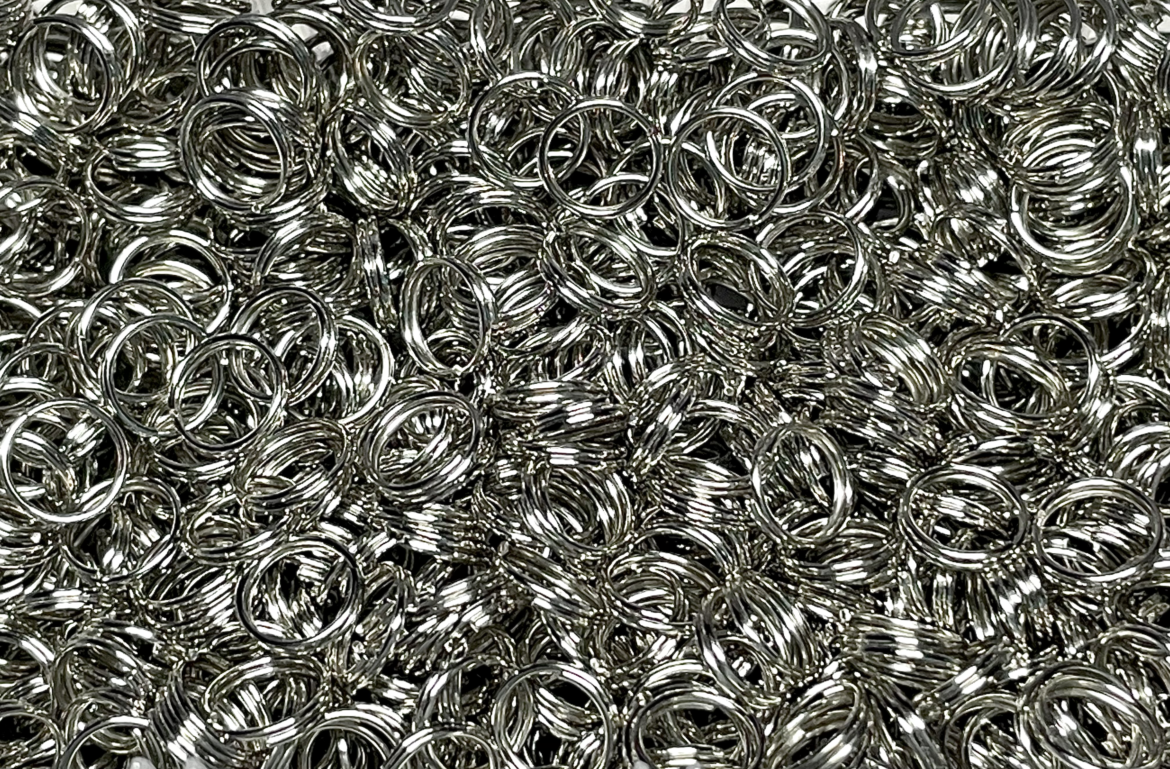 7mm Silver Split Rings