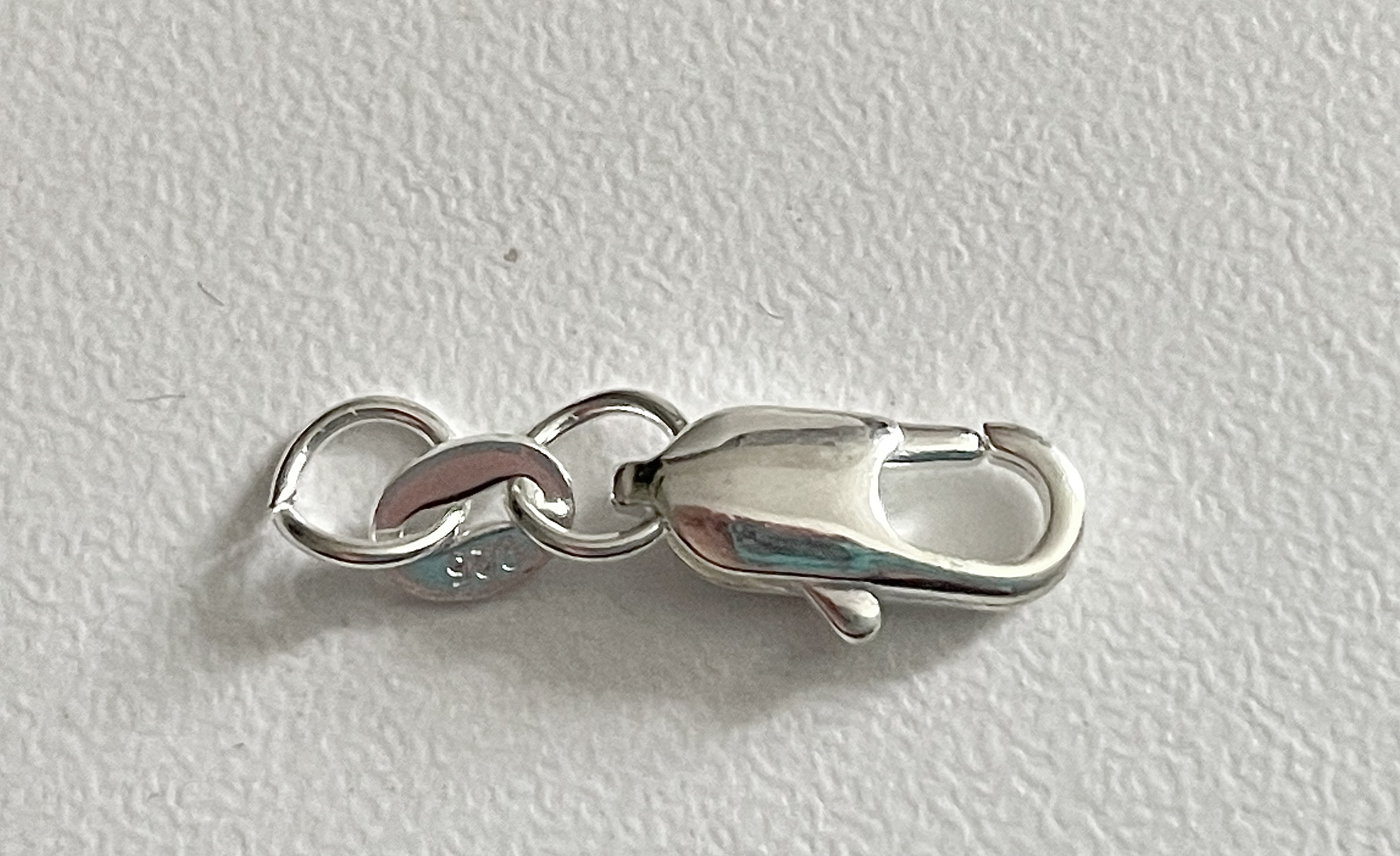 Sterling Silver Lobster Claw Clasp (Oblong)