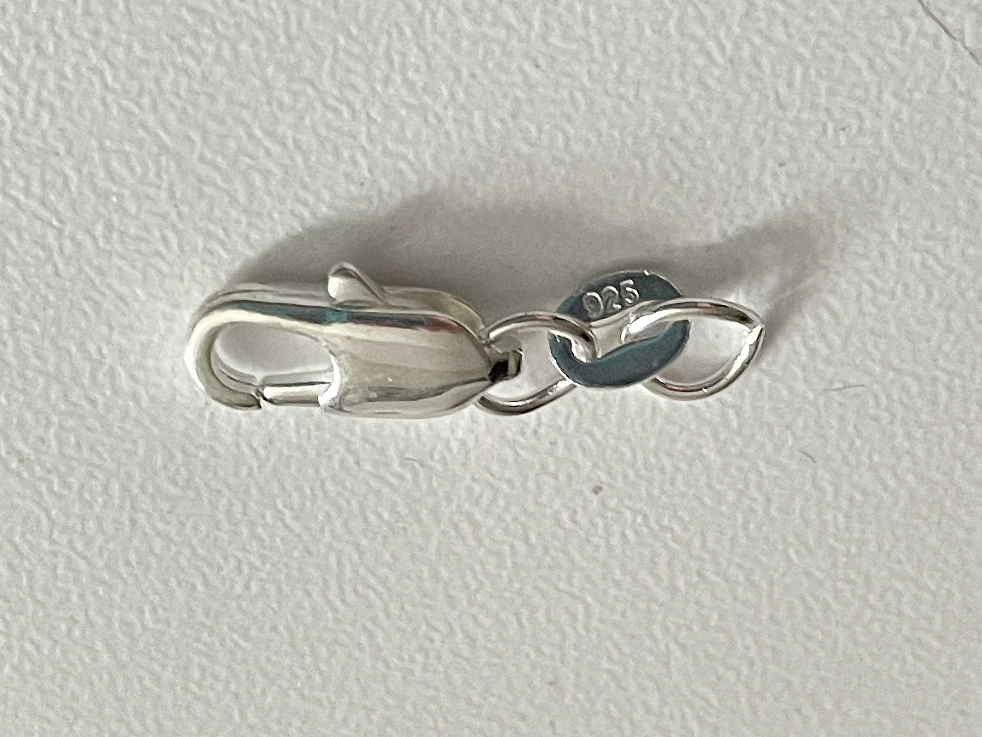 Sterling Silver Lobster Claw Clasp (Oblong)