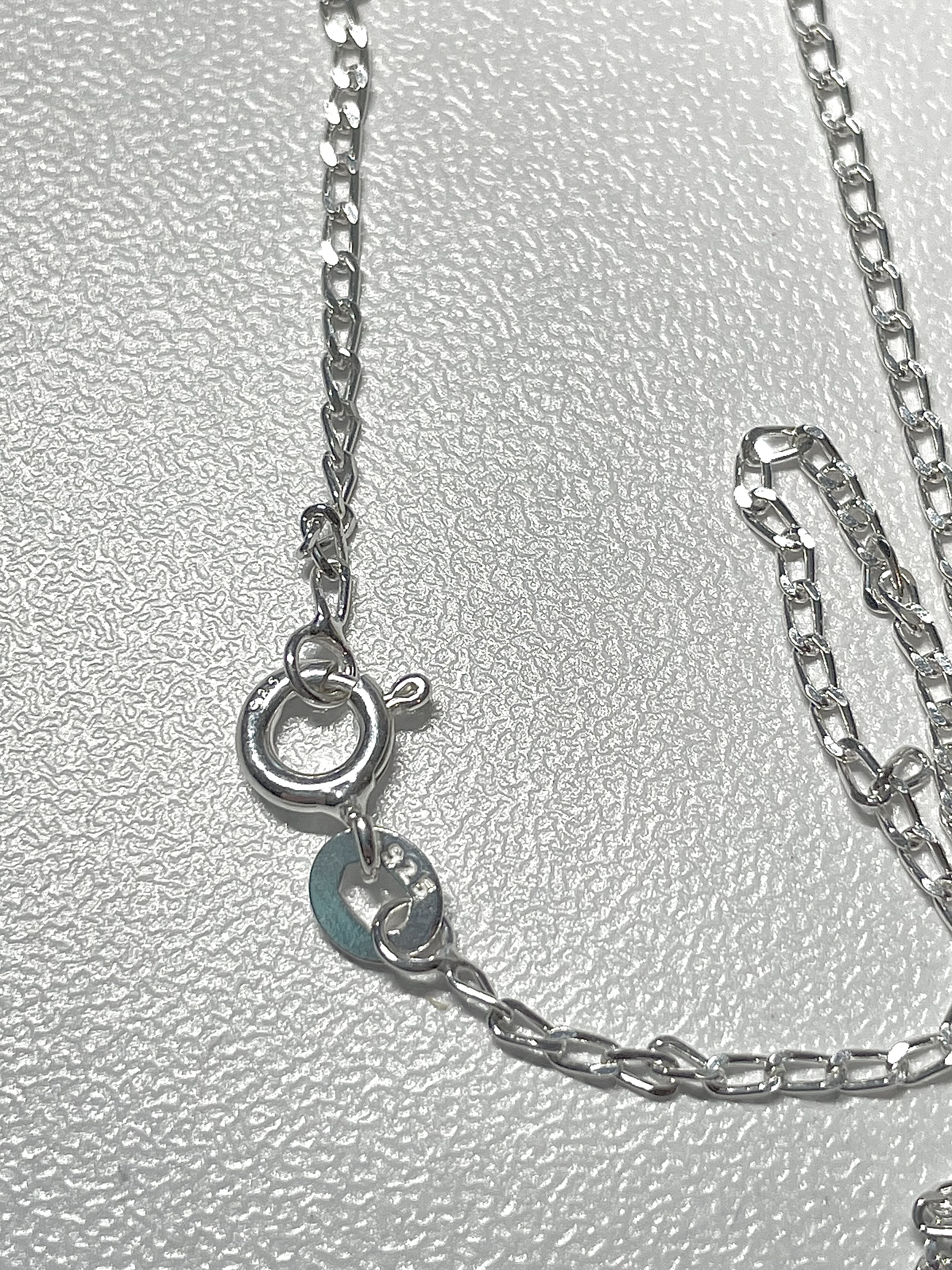 18" Sterling Silver Cable Chain with Spring Clasp