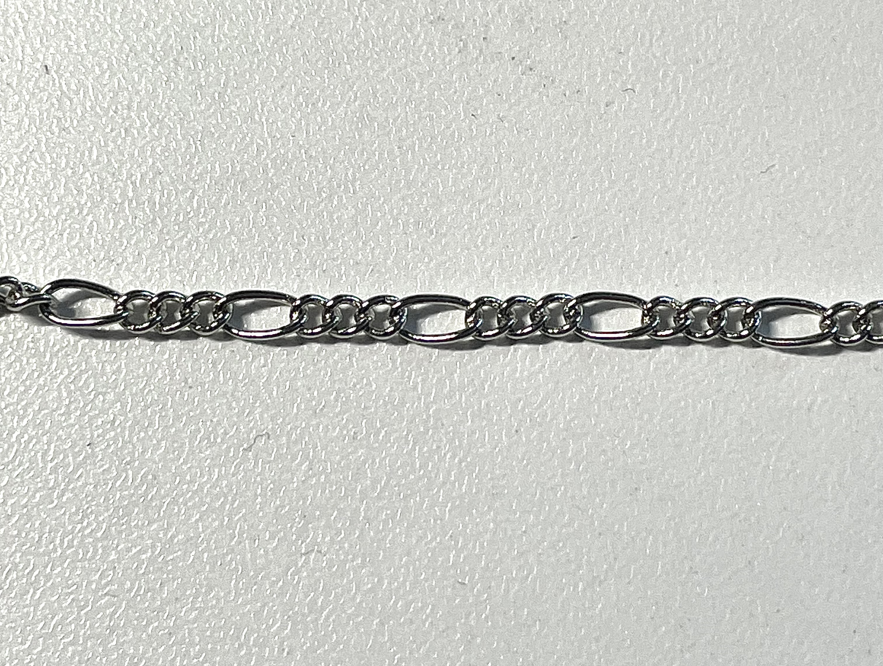 2.5mm Silver Fancy Trace Chain 
