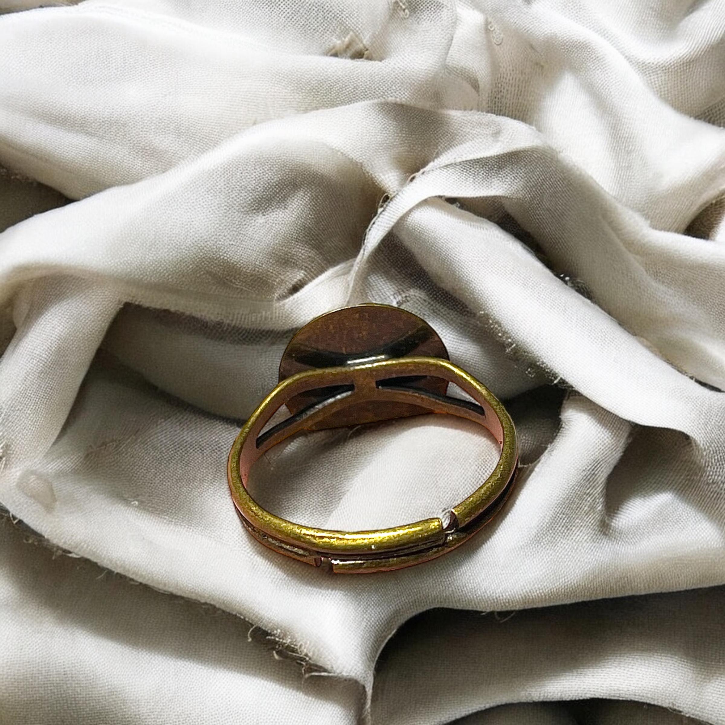 12mm Brass Adjustable Ring Blanks 