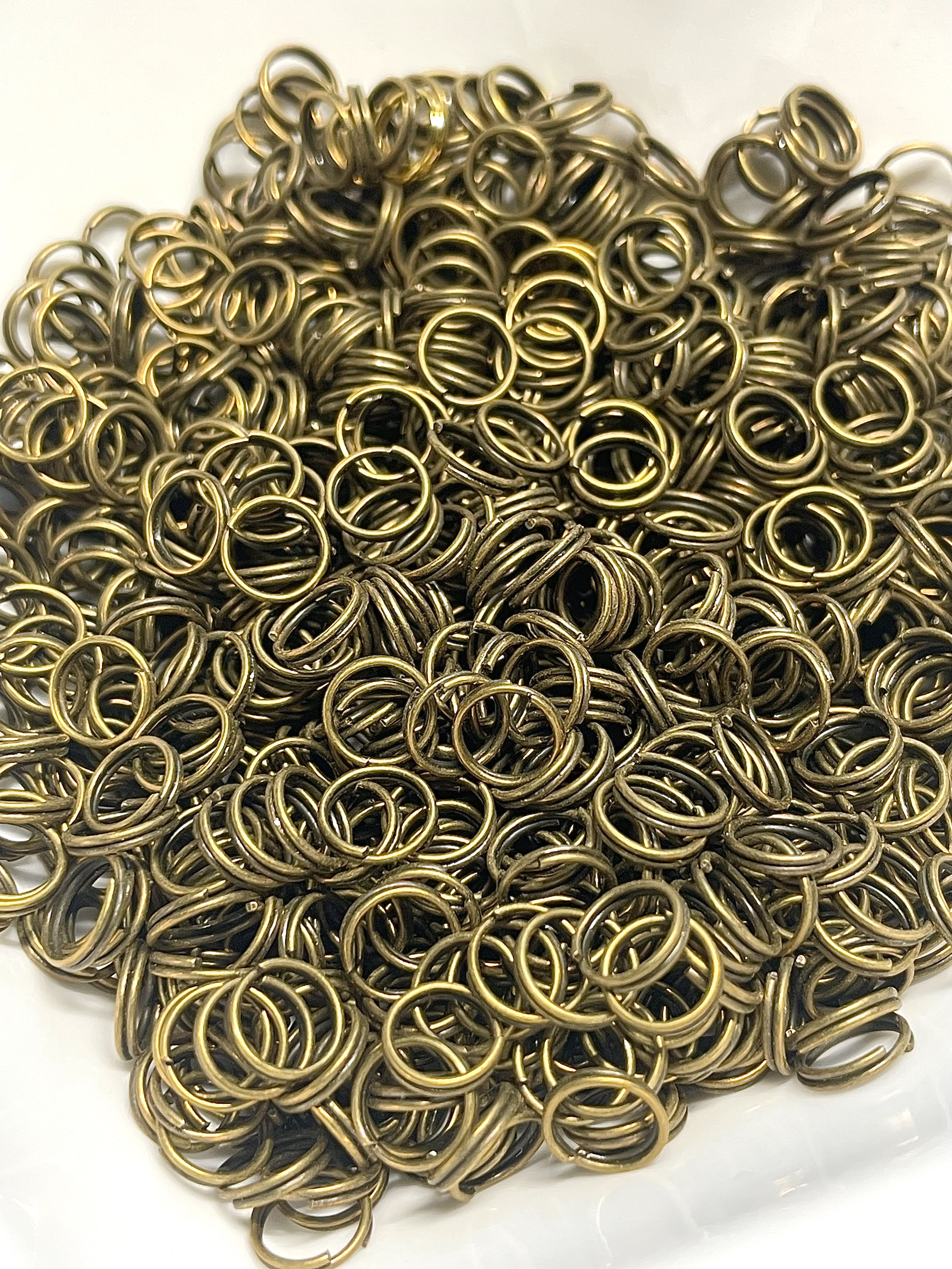 7mm Bronze Split Rings