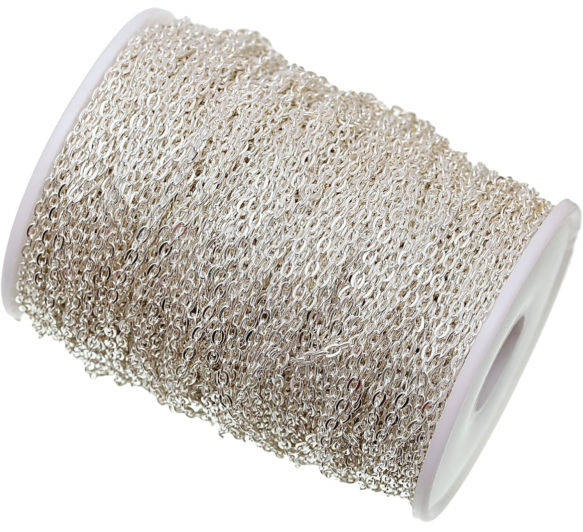 2.5x3mm Silver Cable Chain