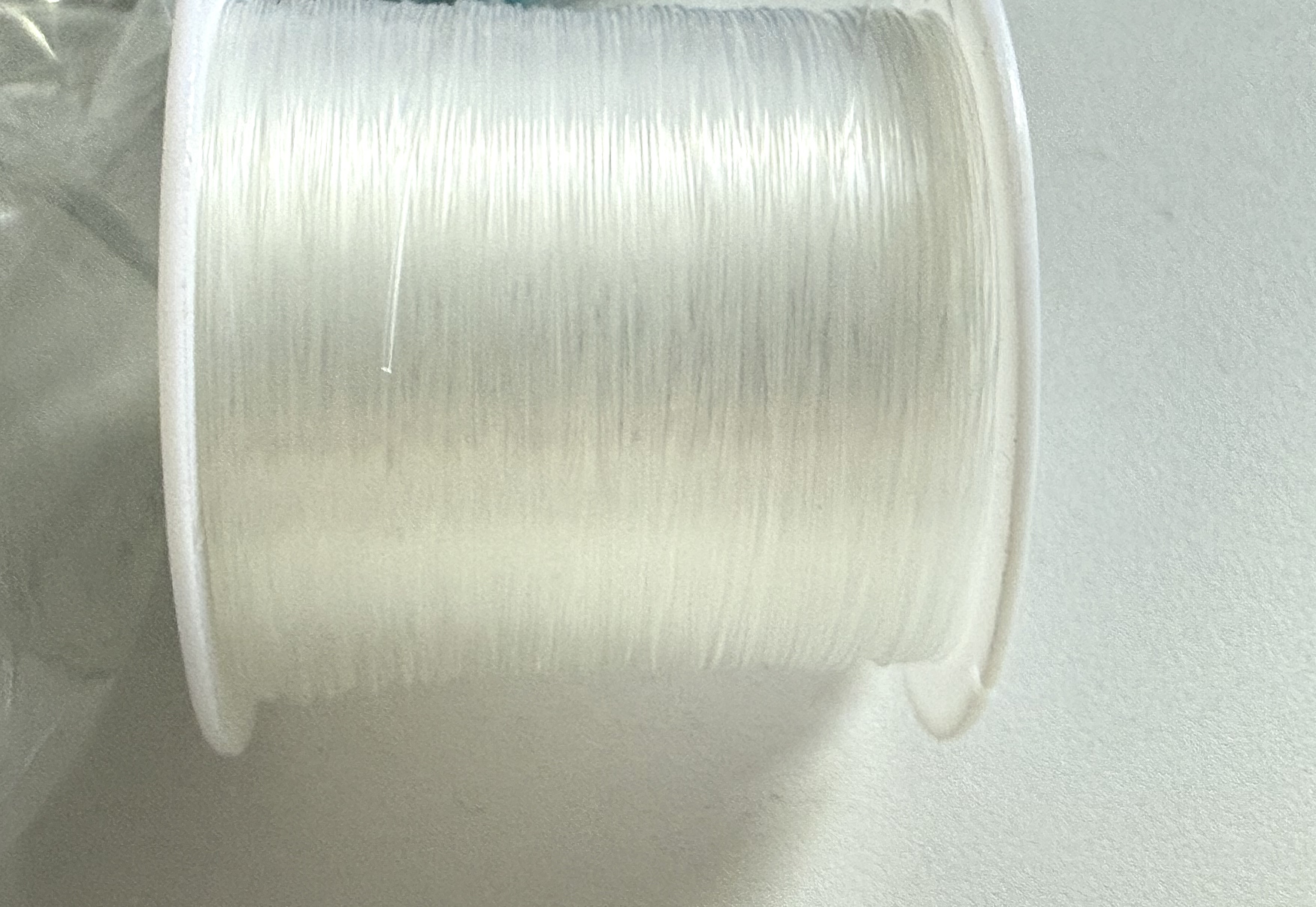 0.4mm Monofilament Clear Nylon Thread Invisible String for Decoration Hanging, Sewing, Beading, Strong Non-Stretch Nylon Wire x100m