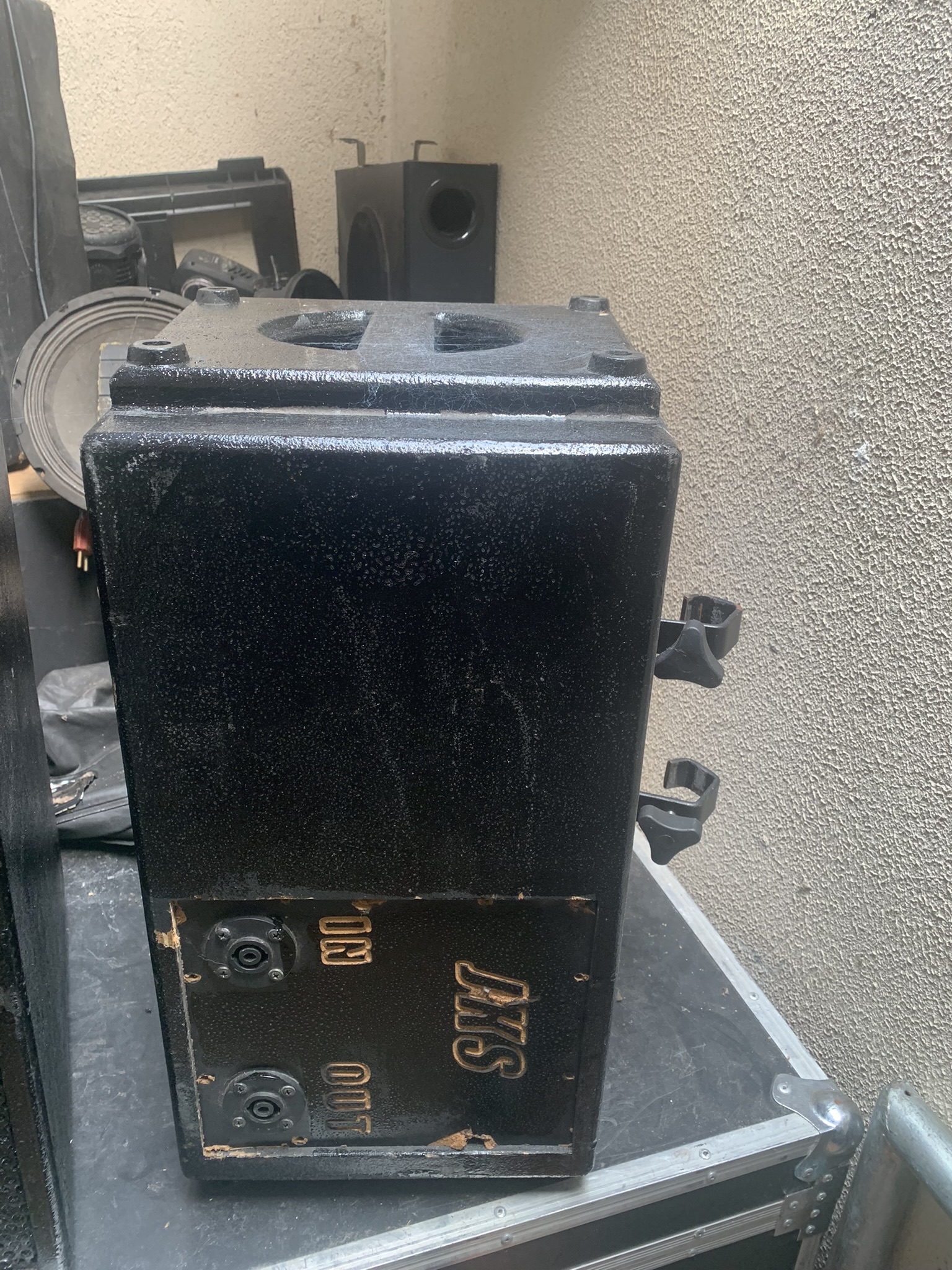 caixas line array 10 + TI  Passivo 400 RMS 