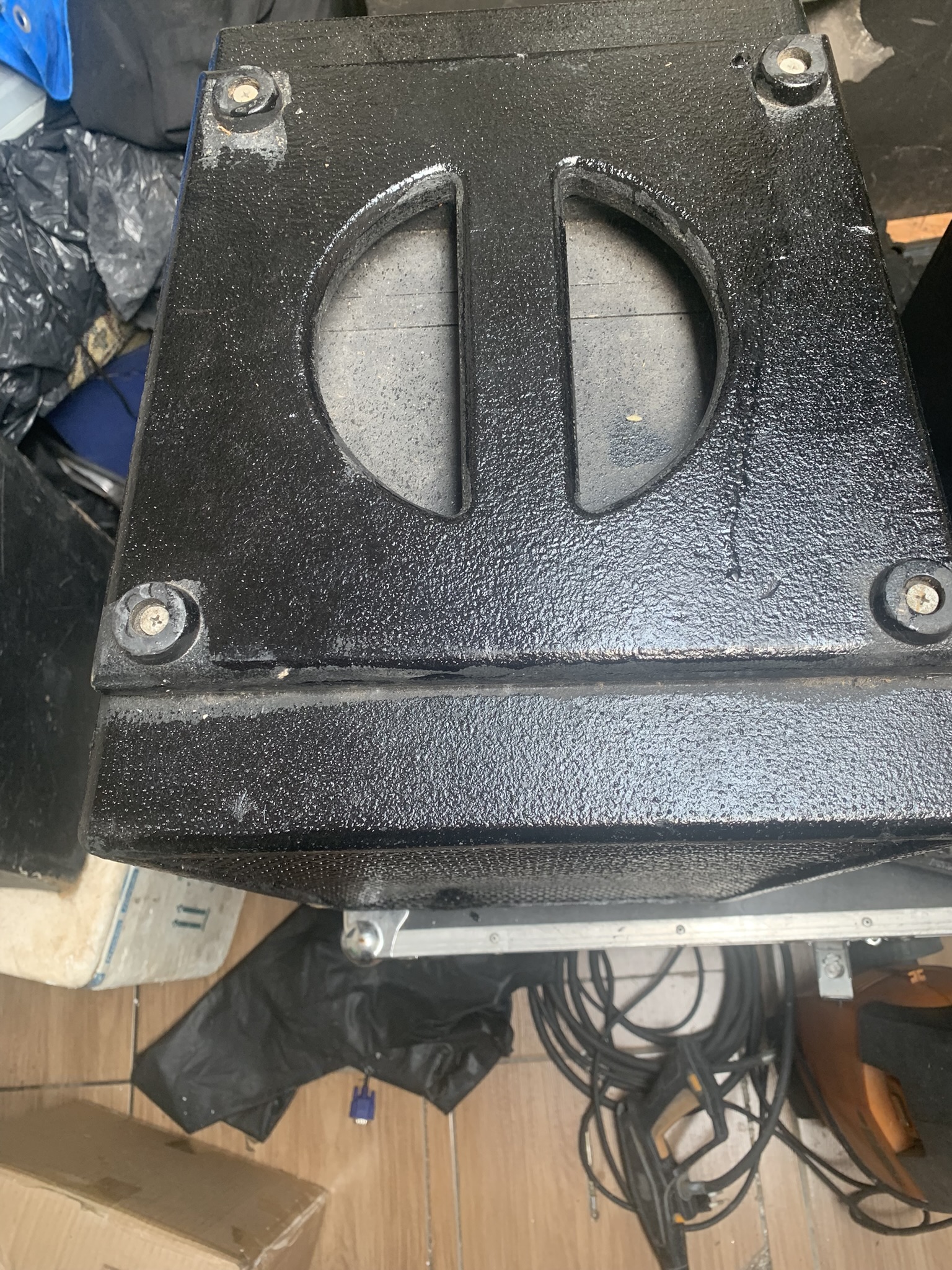 caixas line array 10 + TI  Passivo 400 RMS 