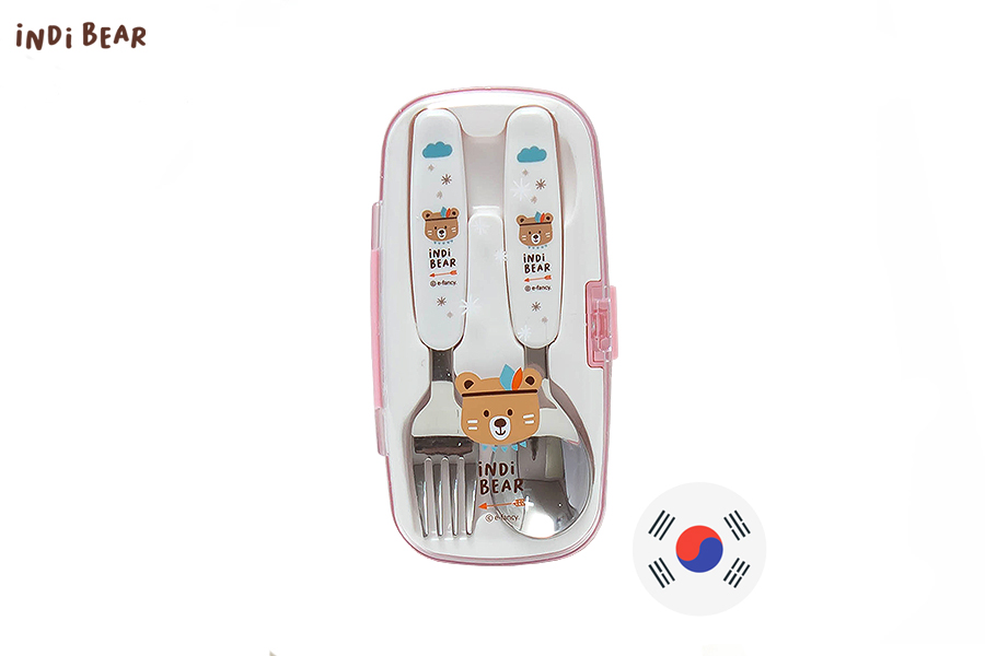 iNDi Bear Cute Spoon Fork Set
