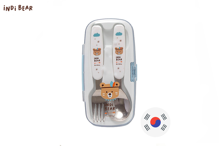 iNDi Bear Cute Spoon Fork Set