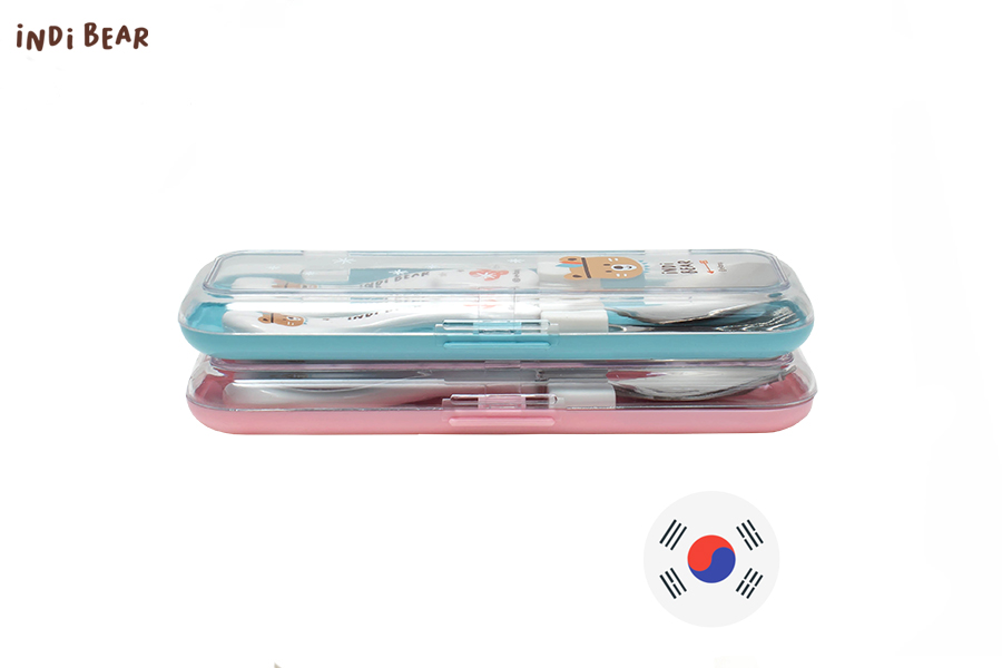 iNDi Bear Wave Spoon/Fork set