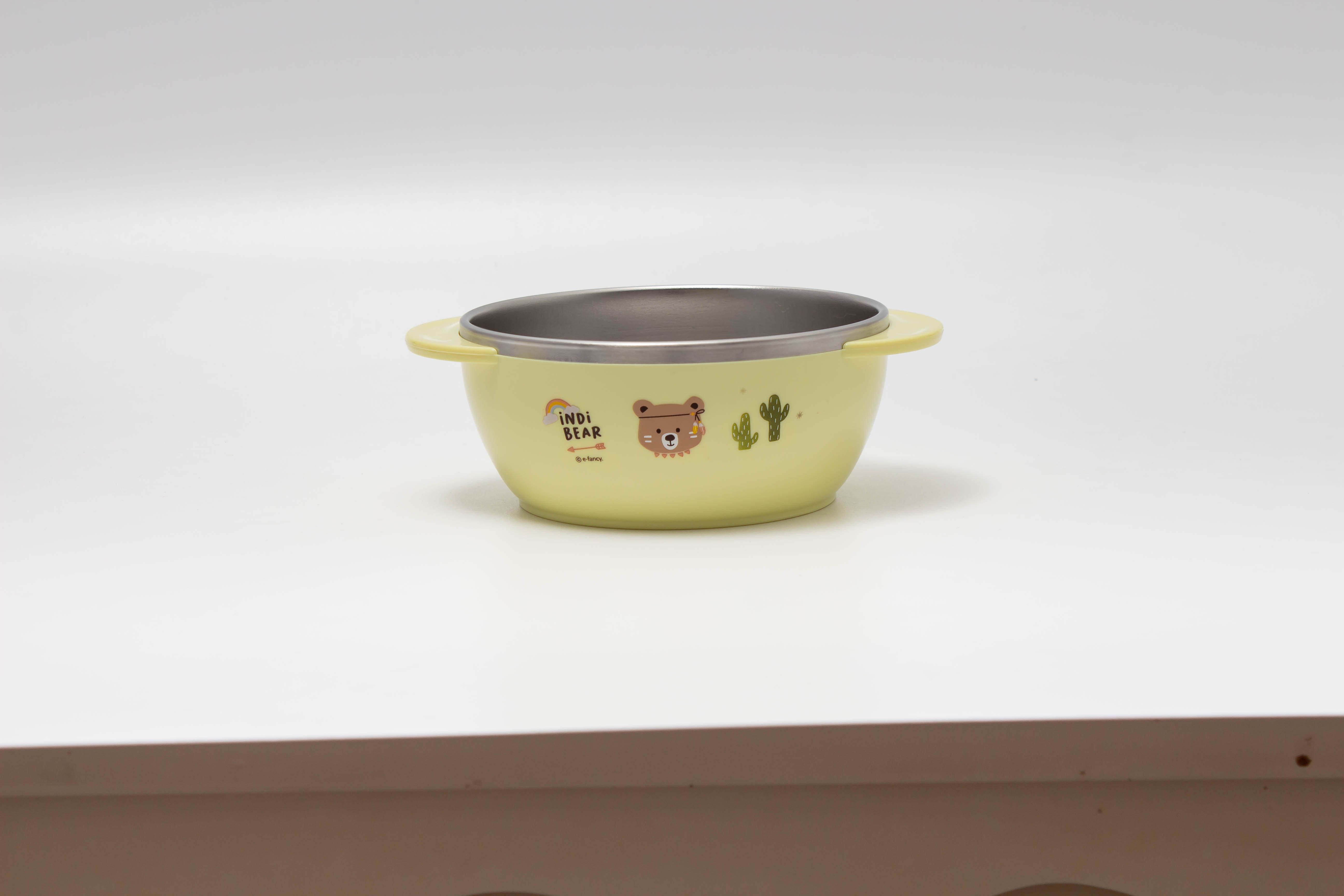 iNDi Bear Double Stan Handle Bowl (non-slip)