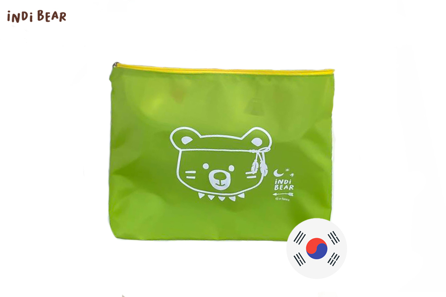 iNDi Bear Food Tray Bag-GREEN