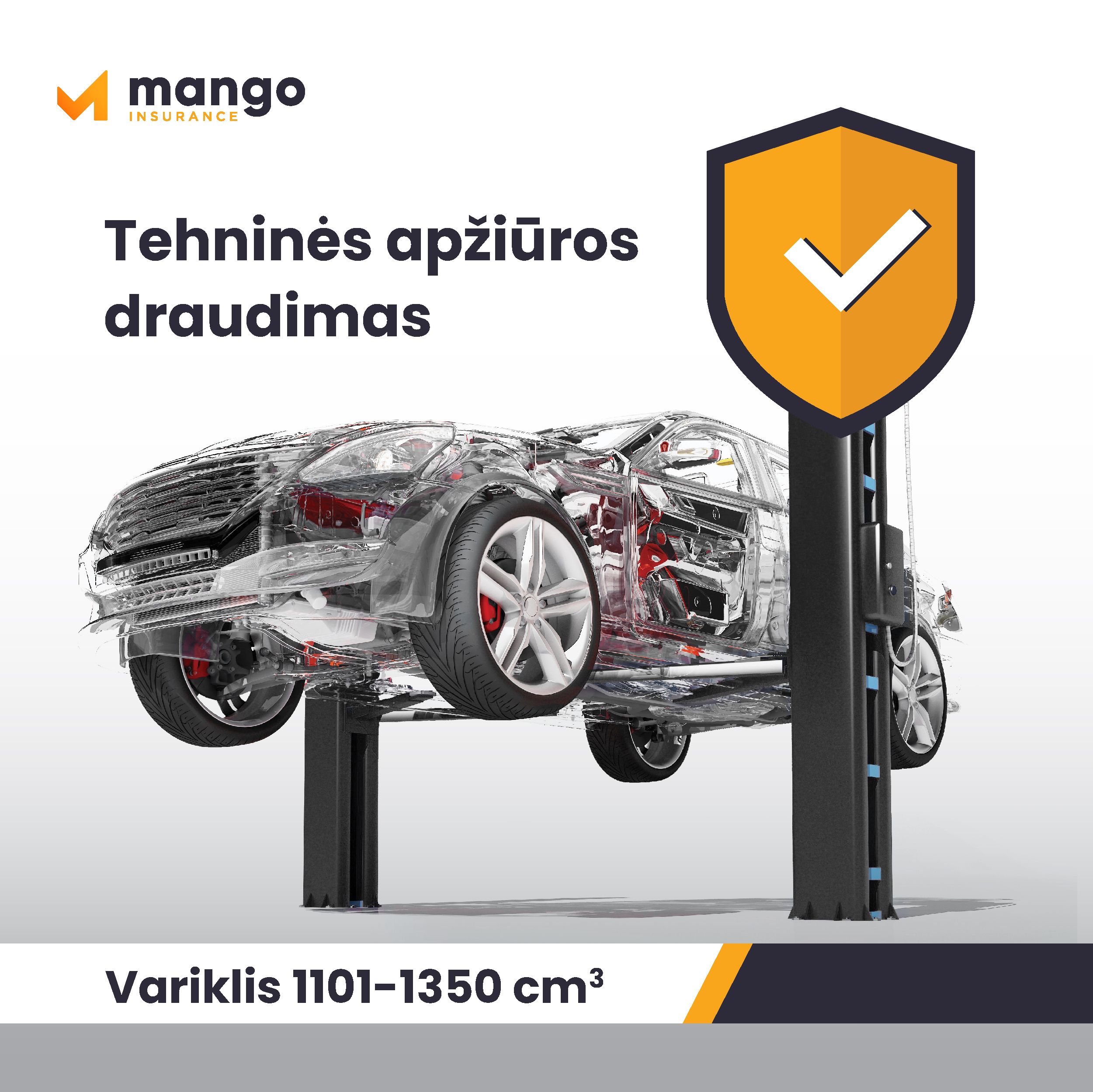 Mango Insurance Techninės apžiūros draudimas (MOT)