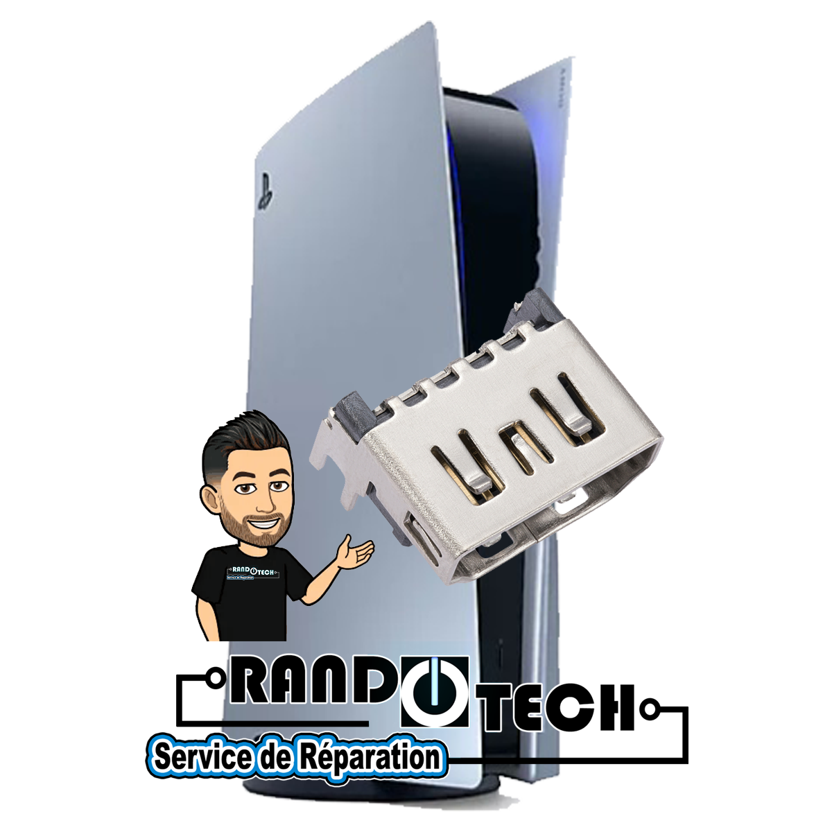 Réparation Port HDMI PS5/PS5 Slim/PS5 Pro