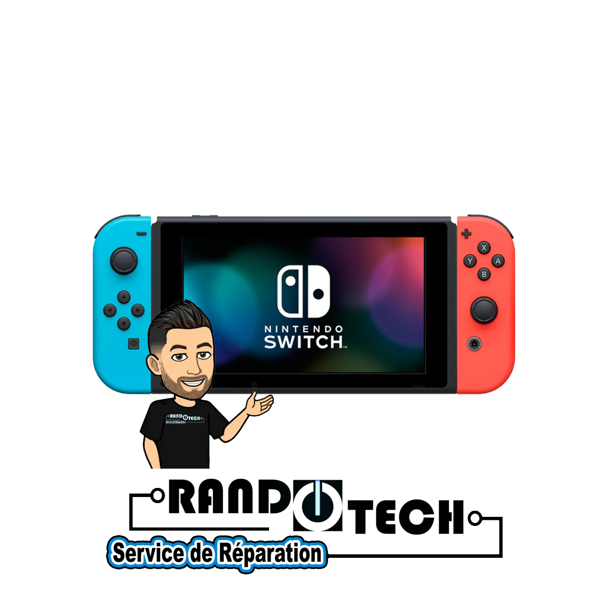 Réparation Ecran LCD Nintendo Switch