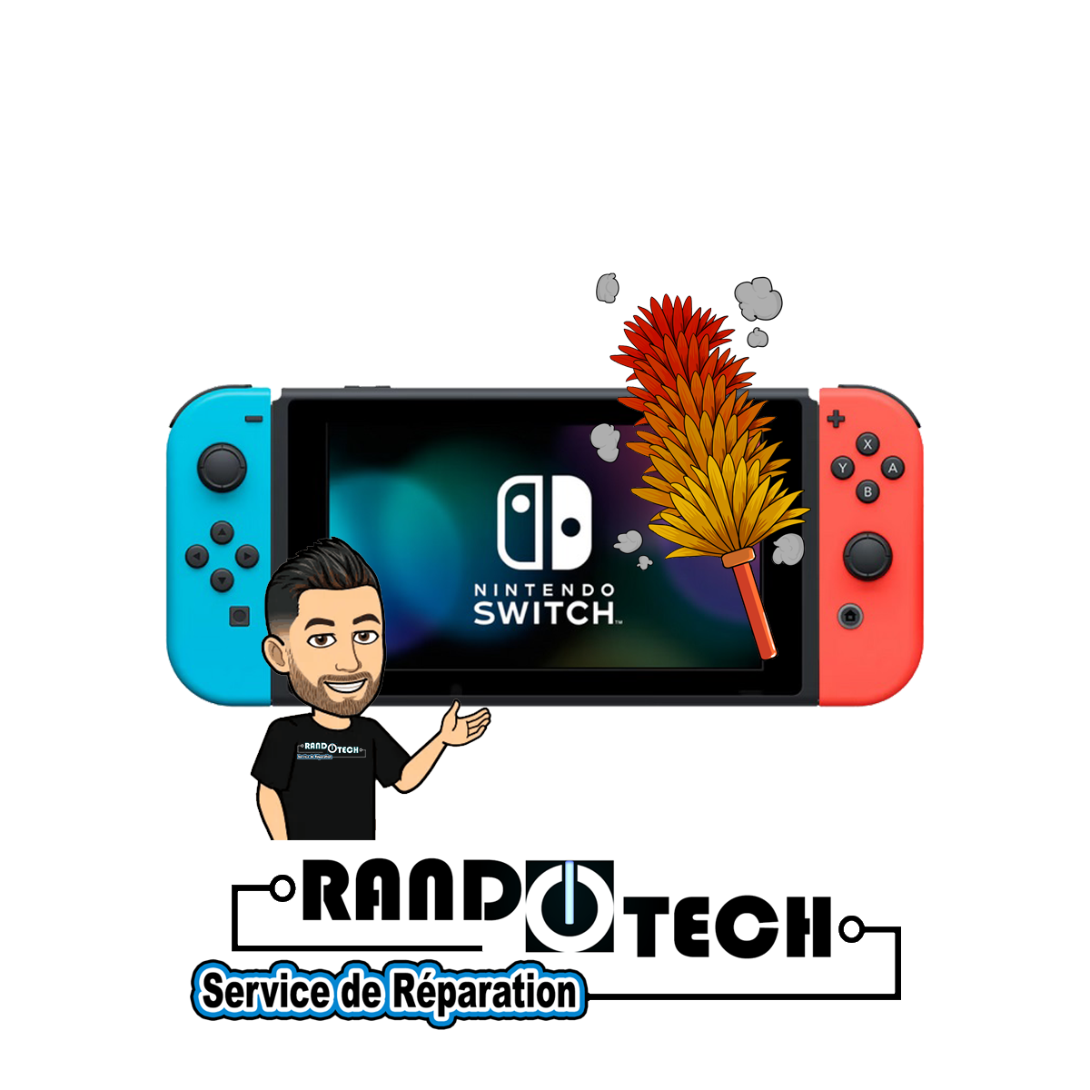 Nettoyage Nintendo Switch