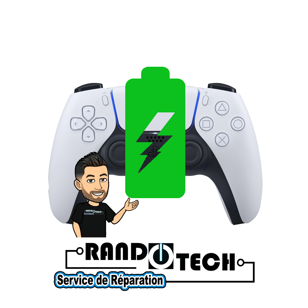 Changement Batterie Manette PS5