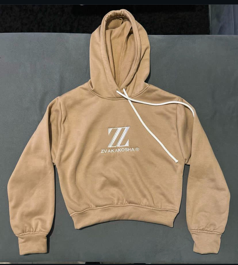 Zvakakosha Ladies crop hoodie