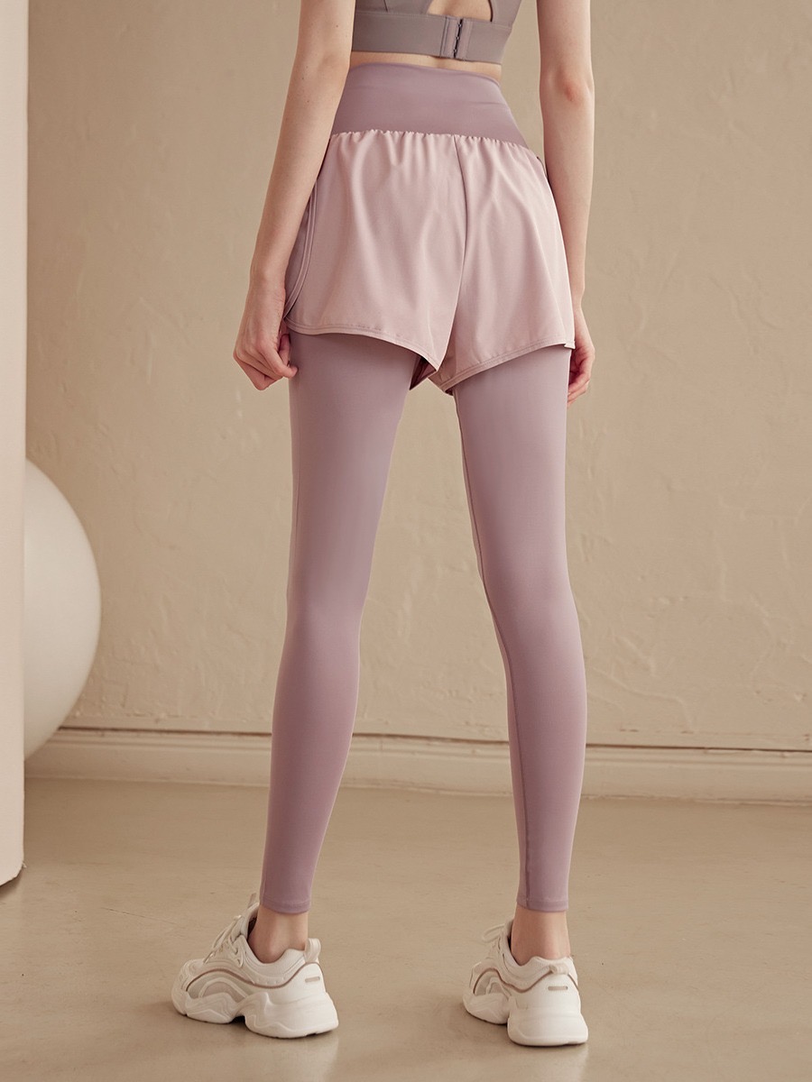 High-Waisted Athletic Skirt Leggings