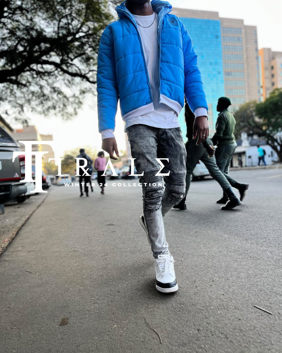 Trale Blue Puffer Jacket