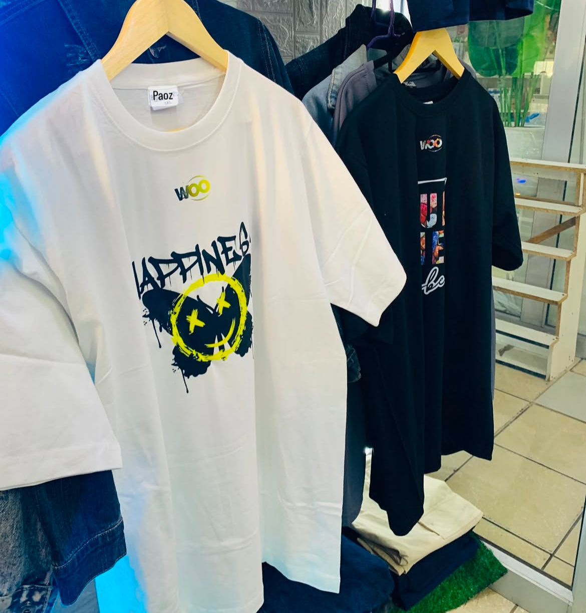 WOO Graphic White T-Shirt