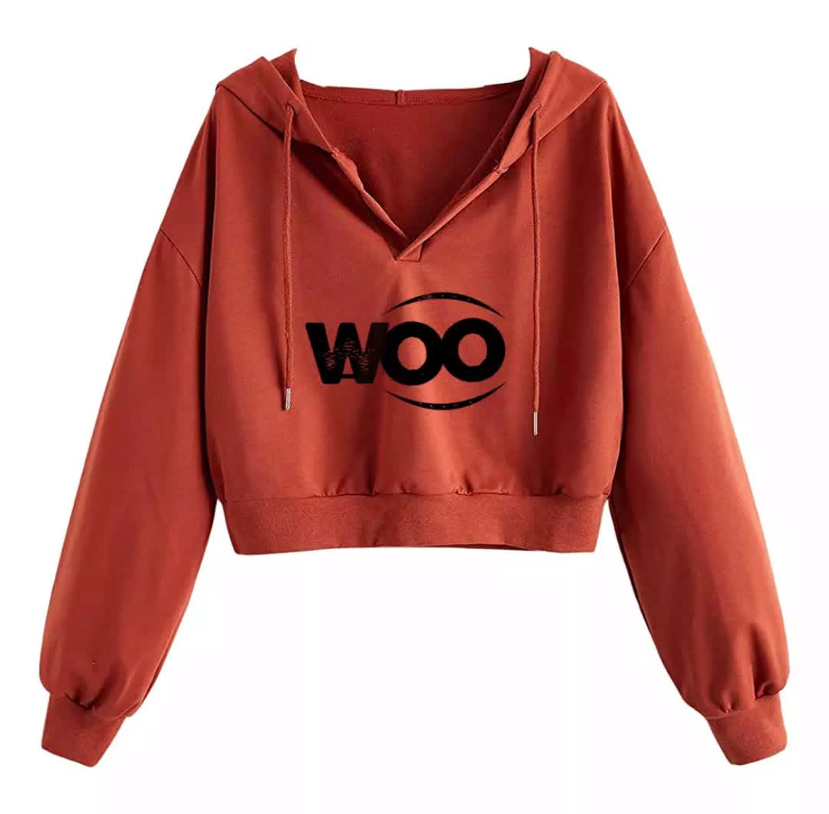 WOO Rust Red Hoodie