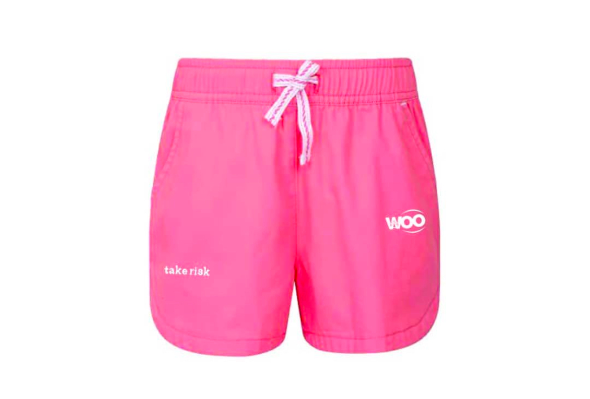 WOO Pink Athletic Shorts