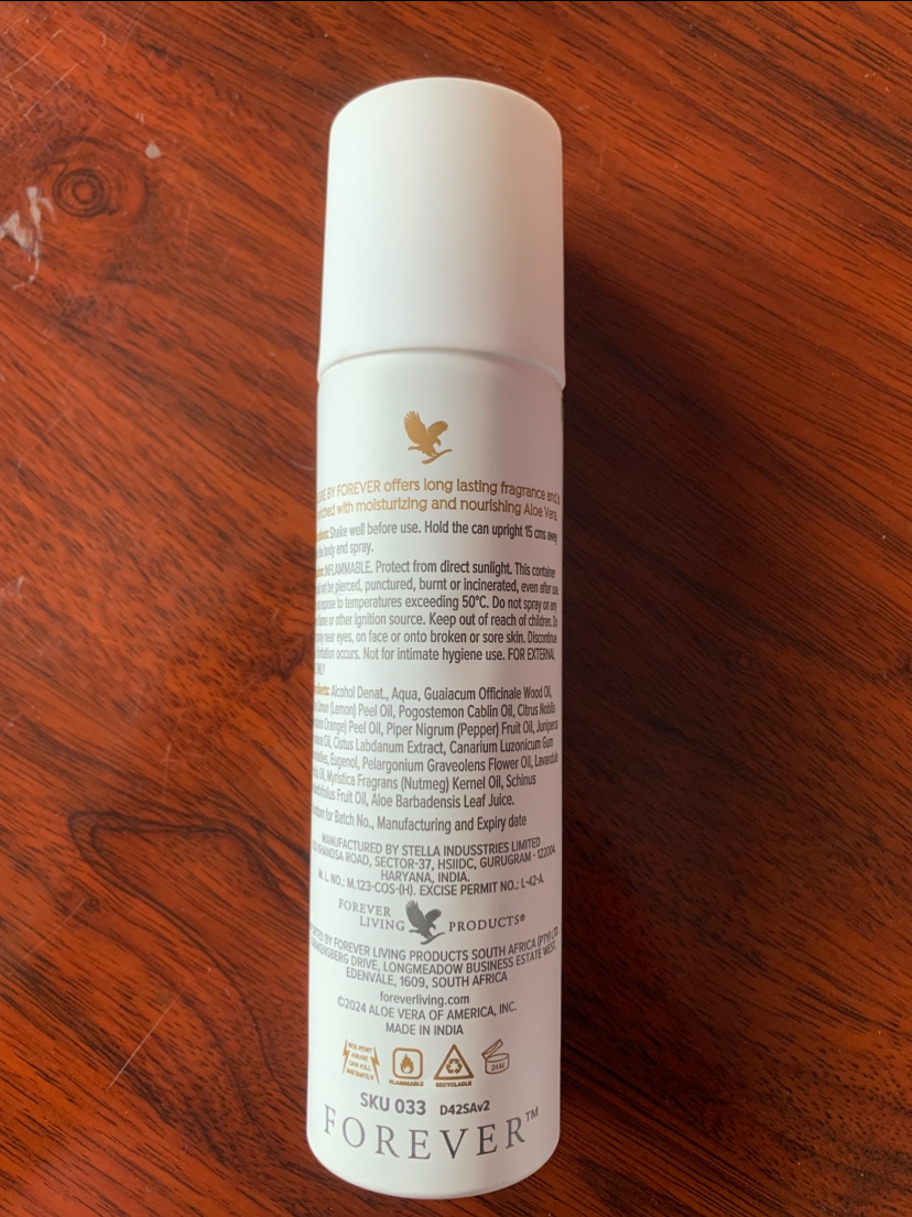 Fragrance Body Spray (FOREVER)