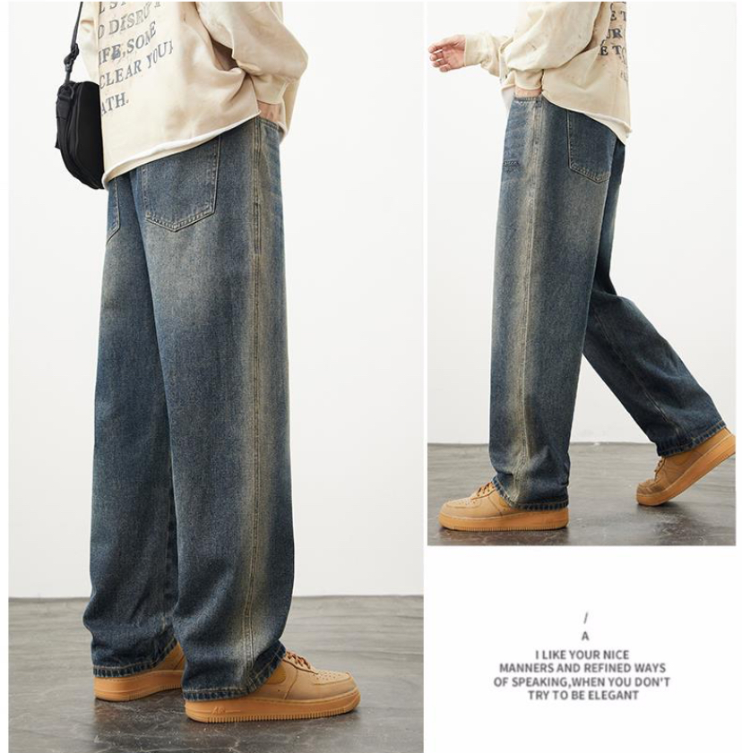 Men's Wide-Leg Jeans