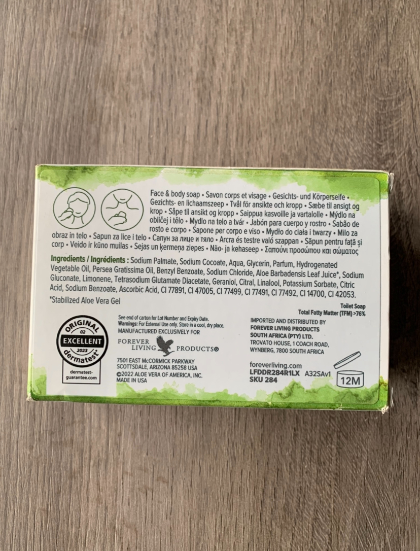 Forever Aloe Avocado Face & Body Soap