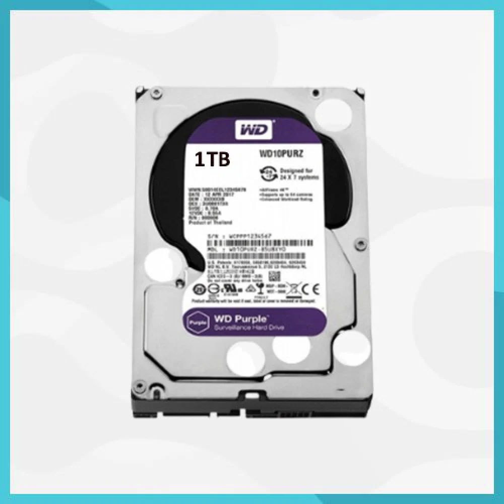 ويسترن ديجيتال قرص صلب 1 تيرابايت داخلي بي سي - WD20PURX