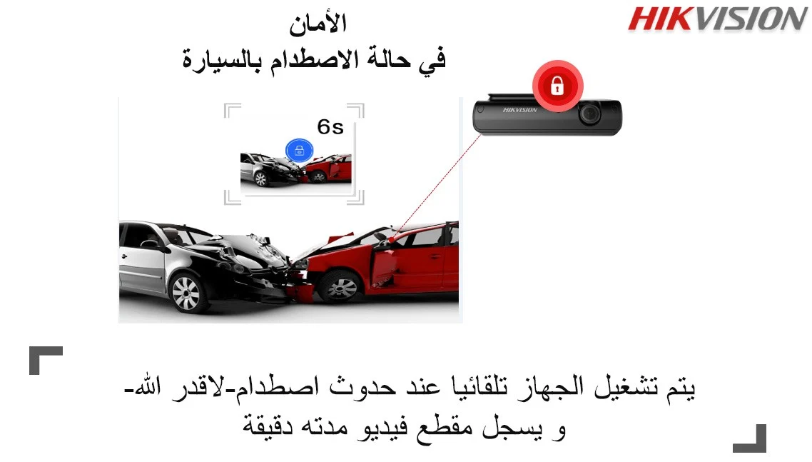 كاميرا داش كام أمامية 4G من هيكفجن للسيارة