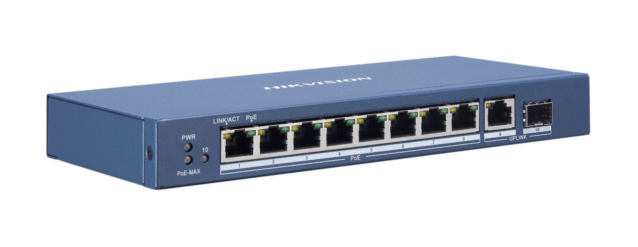 سويتش من هيك فيجن 8 مخرج DS-3E0510P-E(O-STD)