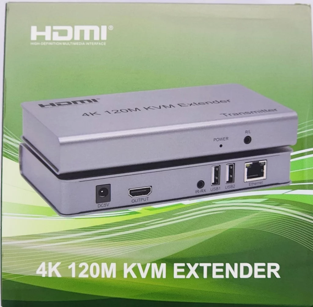 إكستندر جهاز ارسال واستقبال  من او إلي مسافة 120متر HDMI  cat6 