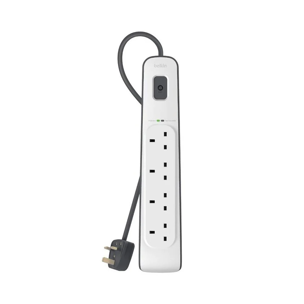 توصيلة بيلكن 4 منافذ - بدون منفذ USB